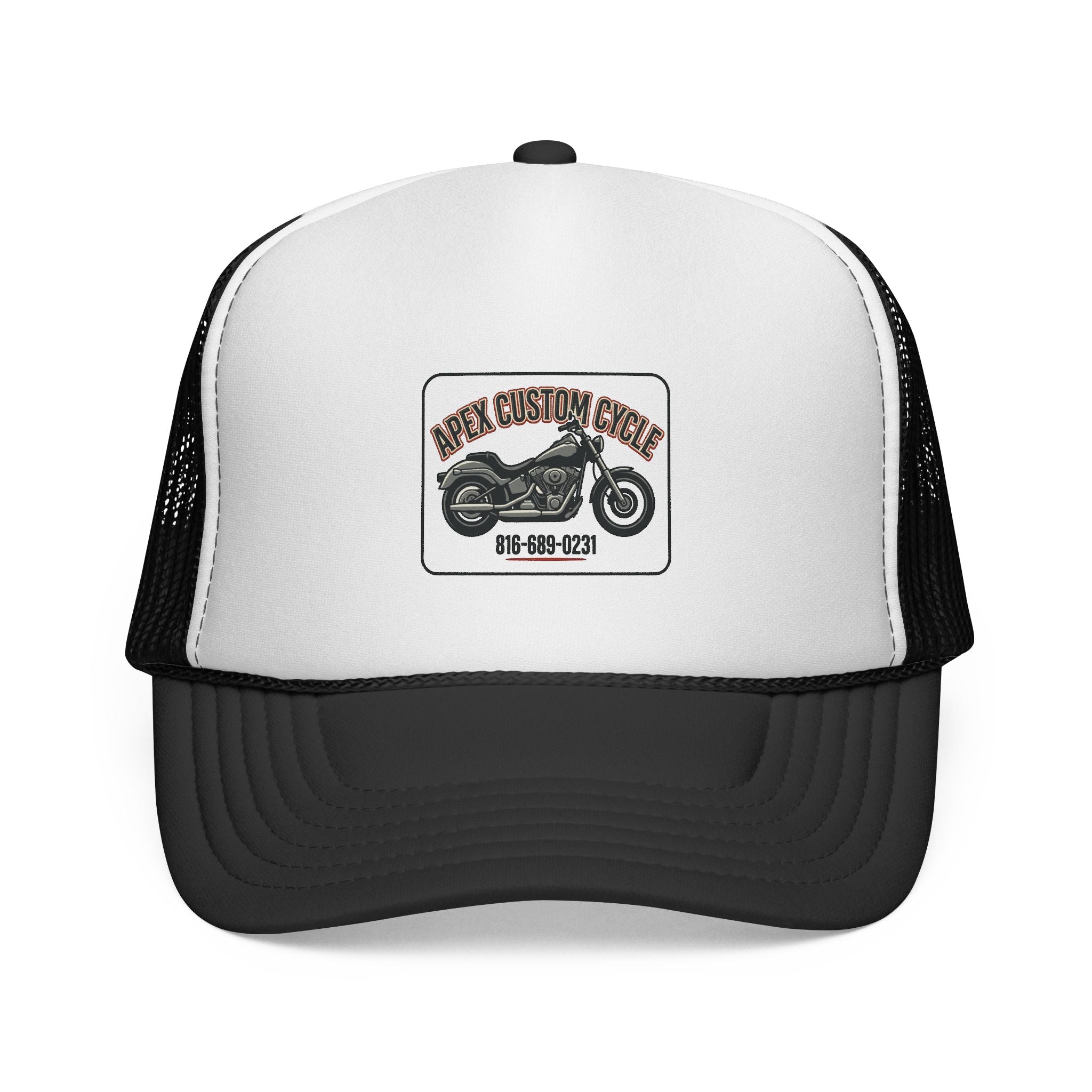 Vintage Motorcycle Trucker Cap