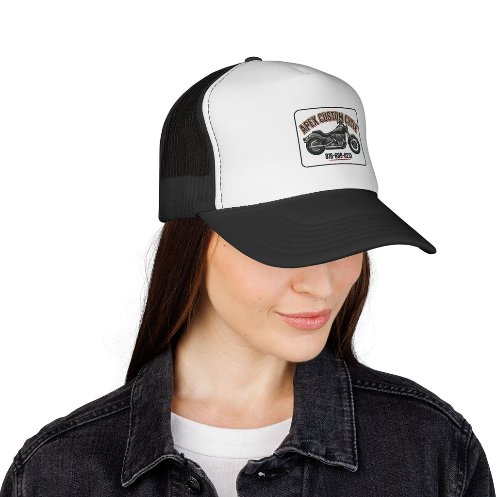 Vintage Motorcycle Trucker Cap