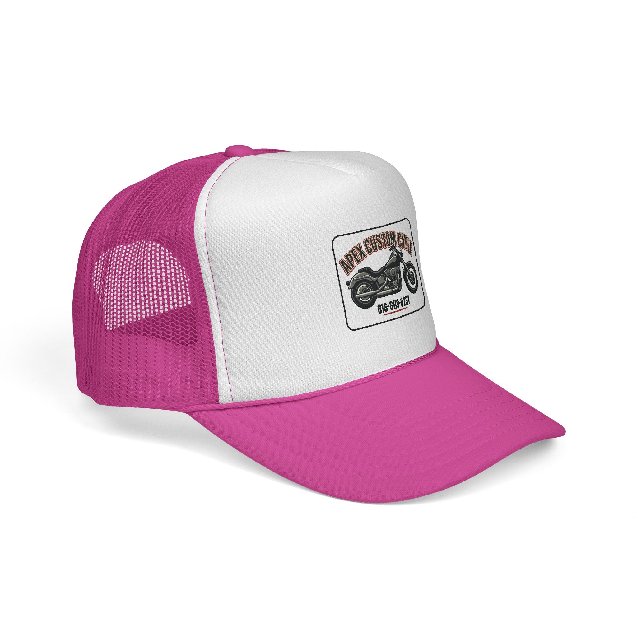 Vintage Motorcycle Trucker Cap