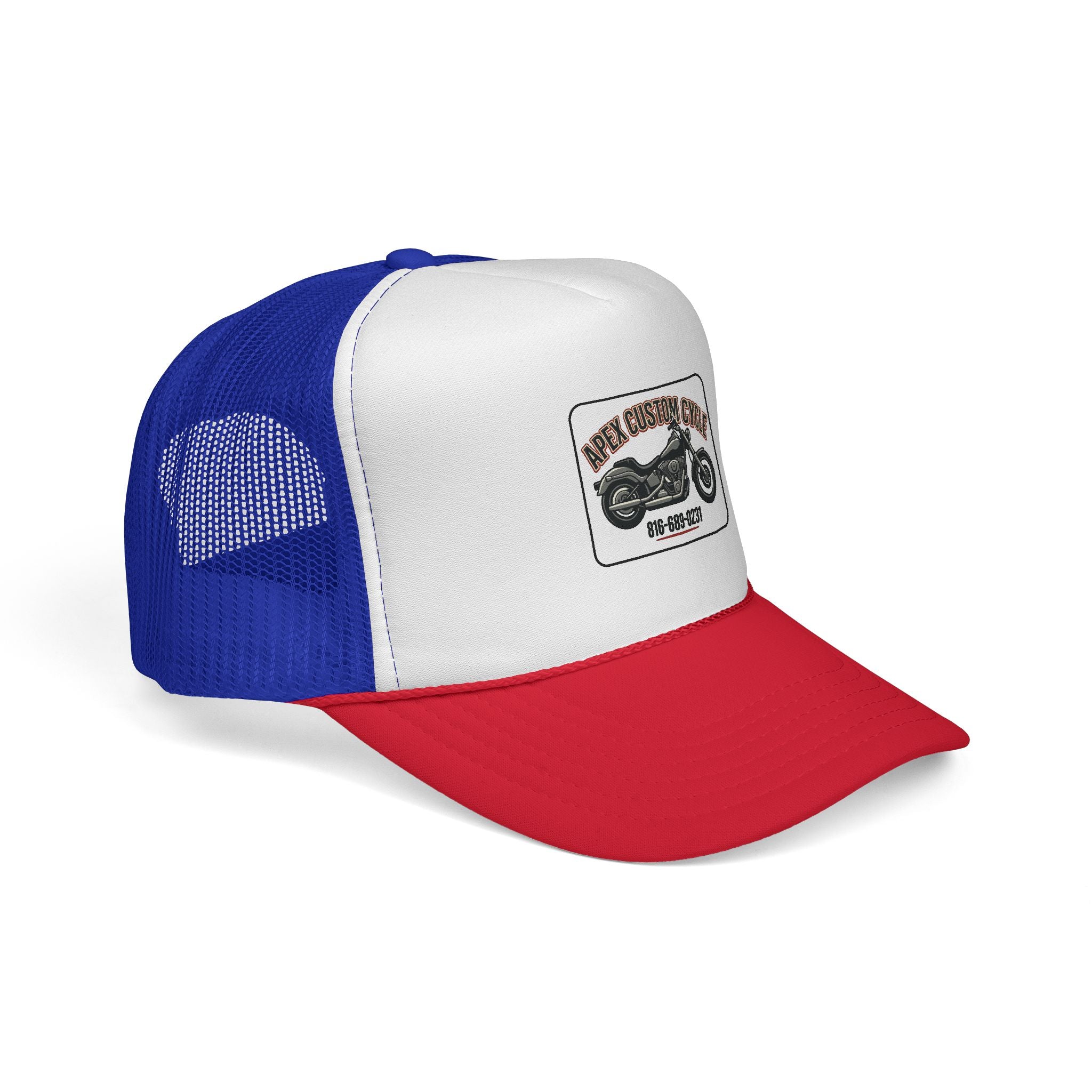 Vintage Motorcycle Trucker Cap