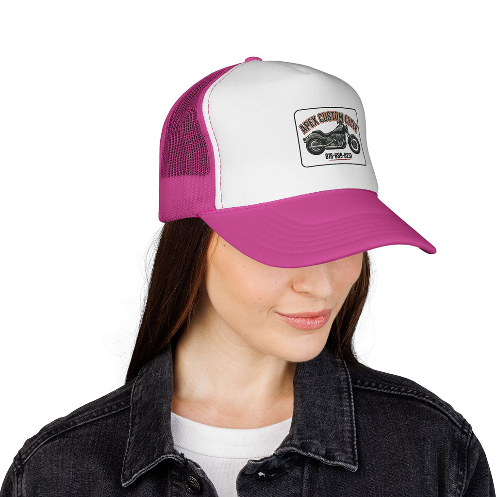 Vintage Motorcycle Trucker Cap